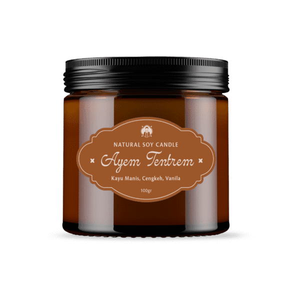 Natural Soy Candle Ayem Tentrem