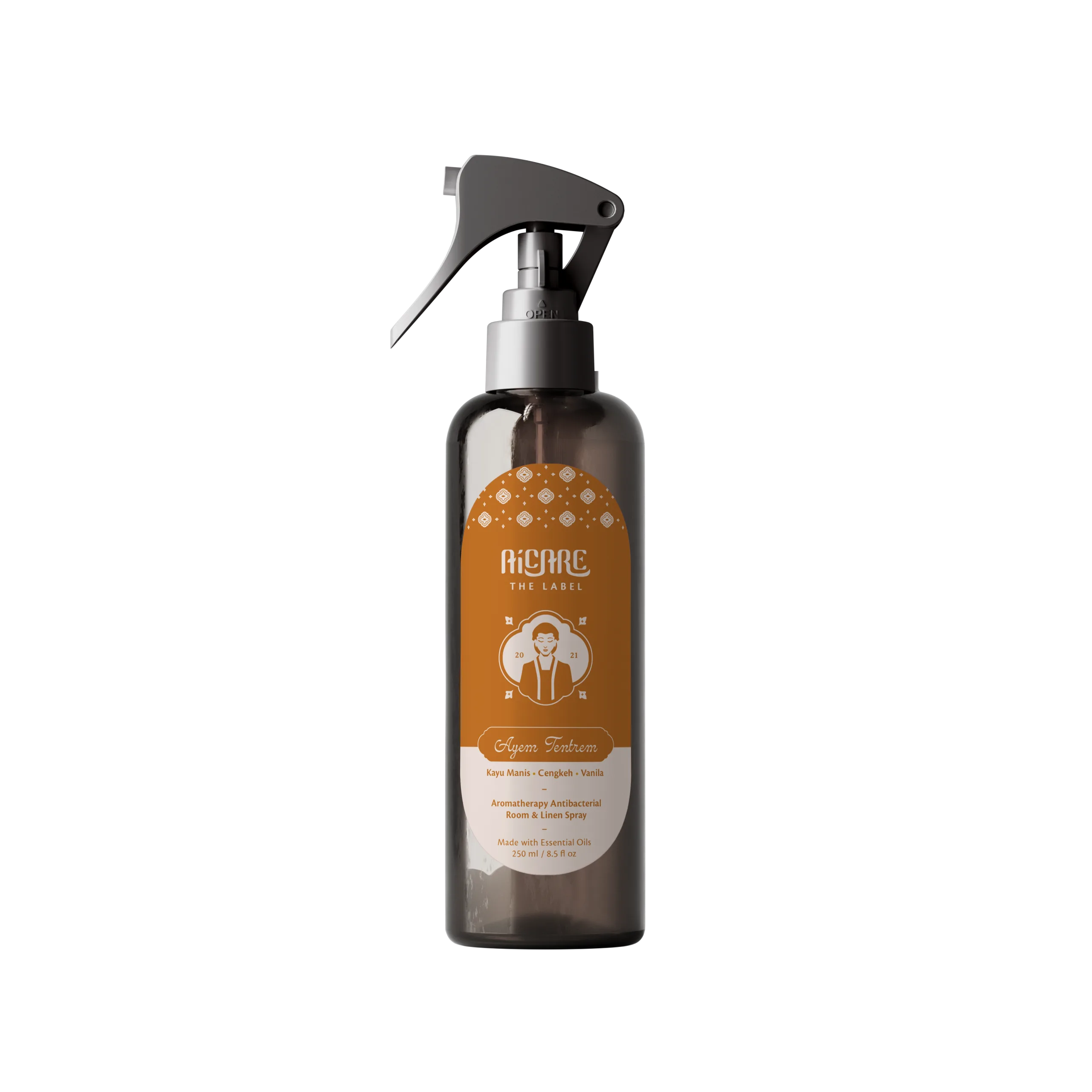 Aromatherapy Antibacterial Room & Linen Spray Ayem Tentrem 250ml